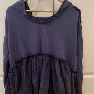 Free People Tunic Hoodie